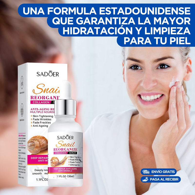 Serum Facial de Baba de Caracol🔥Despigmentante de manchas e imperfecciones en el rostro de manera natural