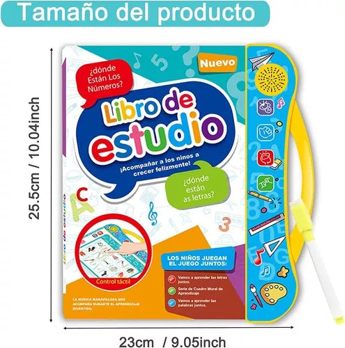 Libro de Aprendizaje Didactico🔥Aprende Números, Letras y Conceptos básicos Matemáticos