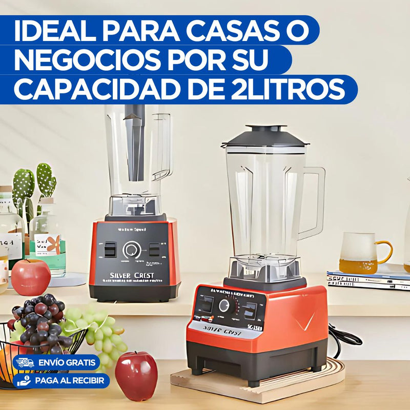 Licuadora Profesional🔥con vaso de 2L y 15 velocidades de máxima potencia➕ Curso de Coctelería y Gastronomía GRATIS