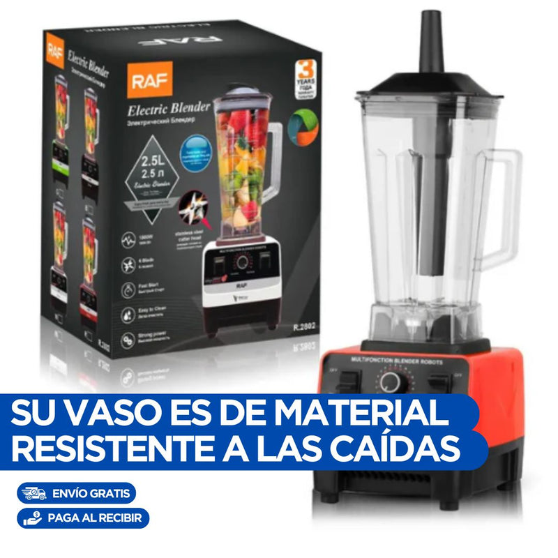 Licuadora Profesional🔥con vaso de 2L y 15 velocidades de máxima potencia➕ Curso de Coctelería y Gastronomía GRATIS