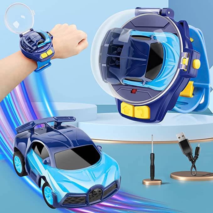 Reloj con Carro a Control Remoto Recargable🔥 Ligero y con larga duración de batería para mil horas de juego