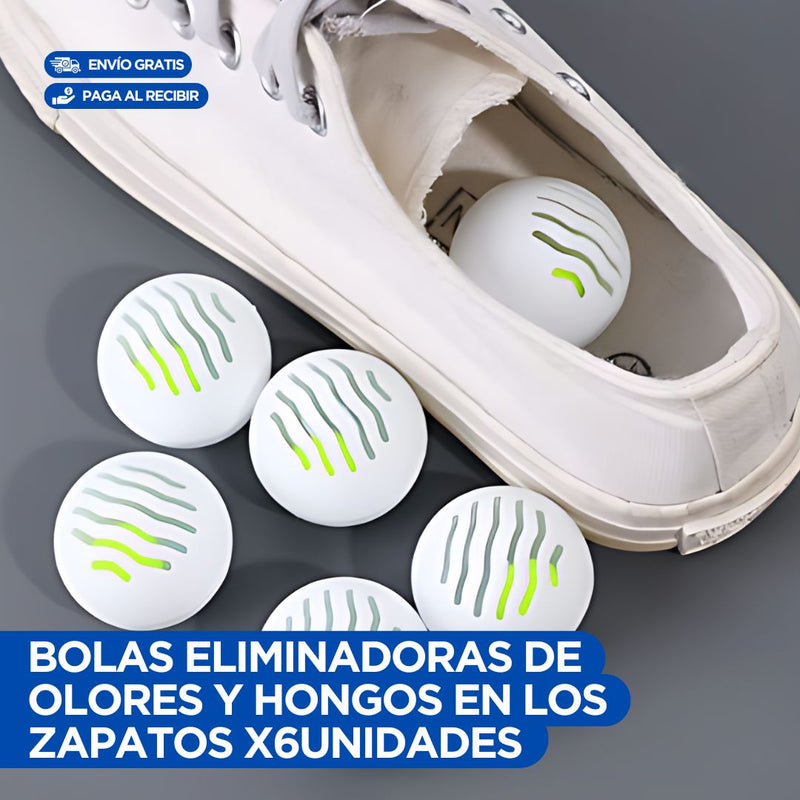 Bolas Fresh🔥 Eliminadoras de malos olores y hongos en los zapatos  X6Unidades