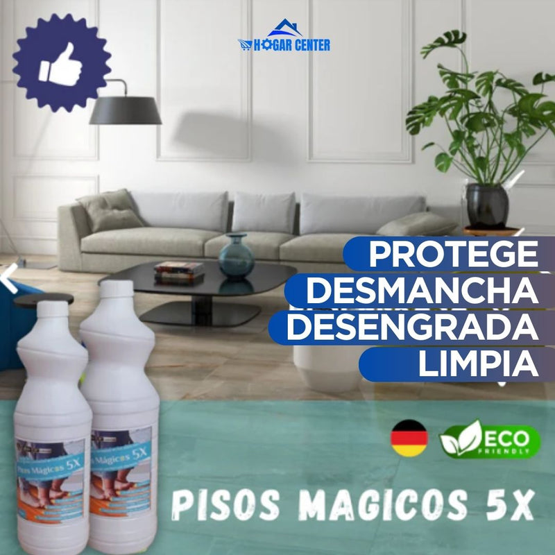 Pisos mágicos 1L🔥Limpia y desengrasa tus superficies en minutos.