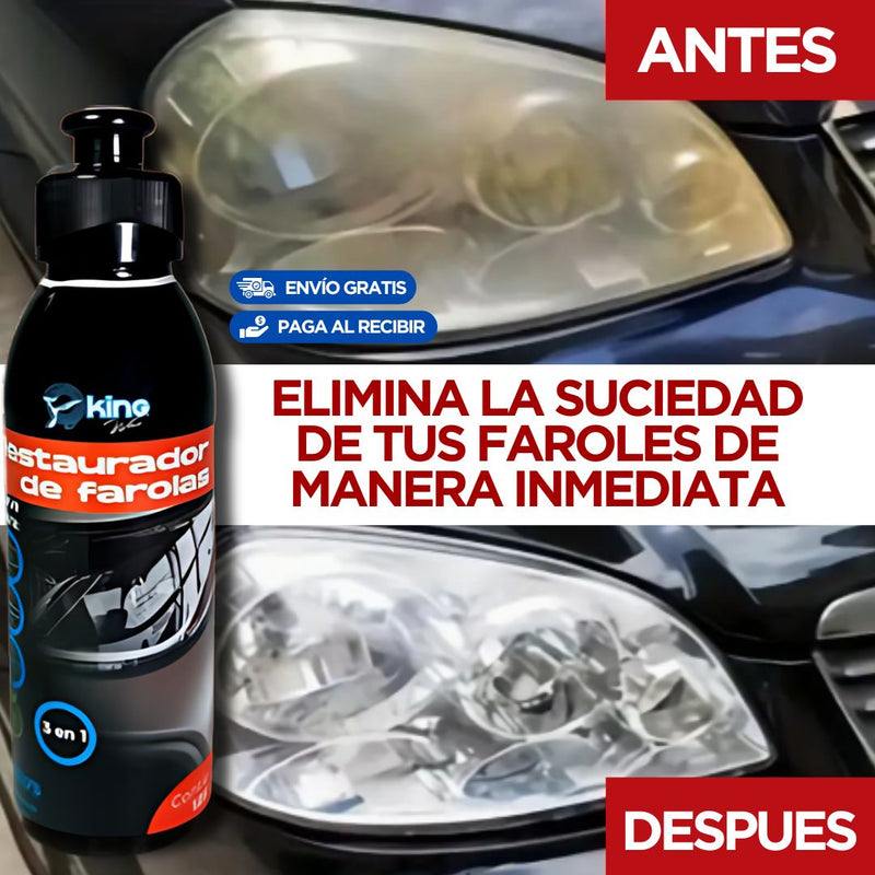 Limpiador de farolas instanteneo➕GRATIS Curso Online de Mecánica Automotriz