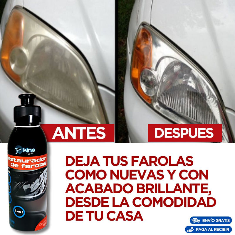 Limpiador de farolas instanteneo➕GRATIS Curso Online de Mecánica Automotriz