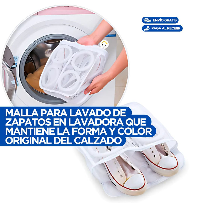 Malla de lavado para Zapatos Cuidado y Limpieza Superior🔥Promoción Compra 1 y Lleva 2