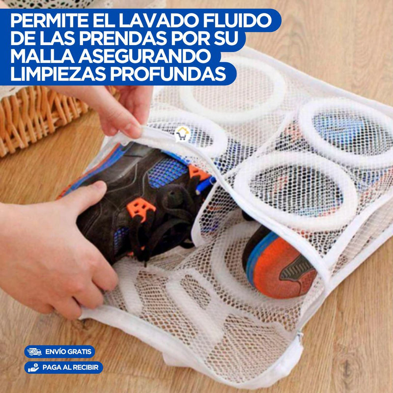 Malla de lavado para Zapatos Cuidado y Limpieza Superior🔥Promoción Compra 1 y Lleva 2