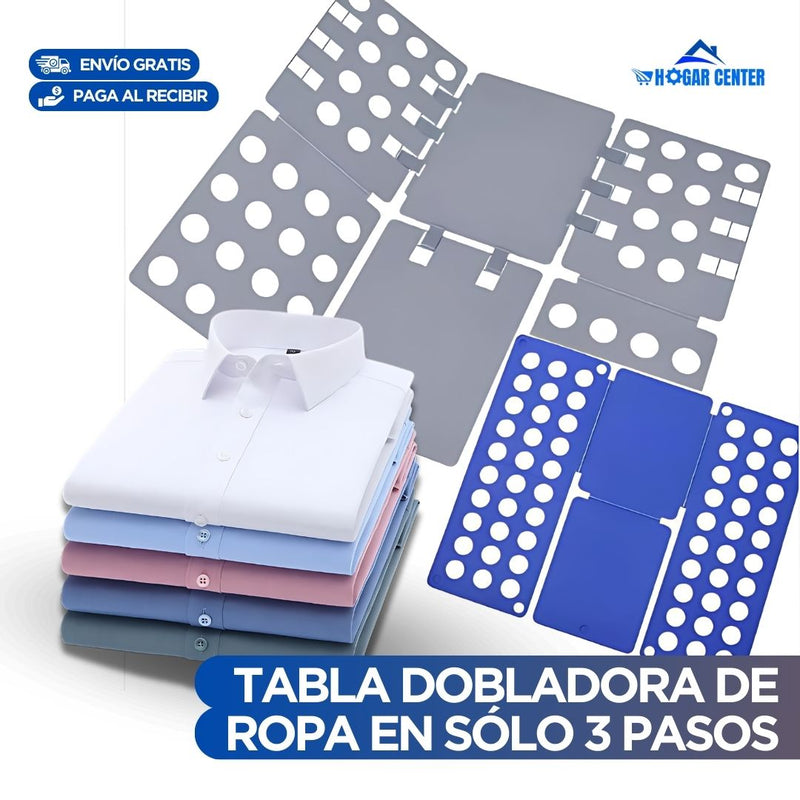 Tabla dobladora de ropa en 3 pasos