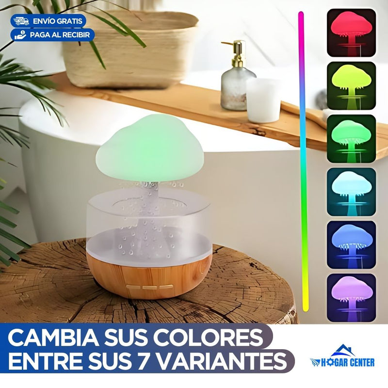 Humidificador con sonido de lluvia para personas con problemas de insomnio➕GRATIS Curso de yoga online