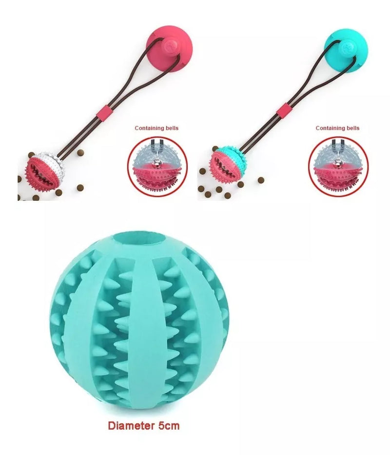 Combo mascotas🔥Pelota de juguete Con Chupa De Succion➕Localizador GPS para el collar de tu peludito🐶