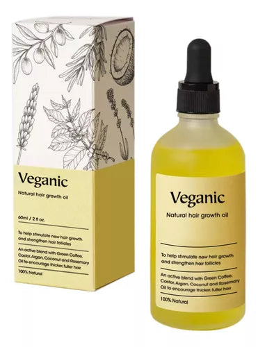 Aceite Vegano para el Crecimiento y Fortalecimiento del Cabello 100% natural🌱