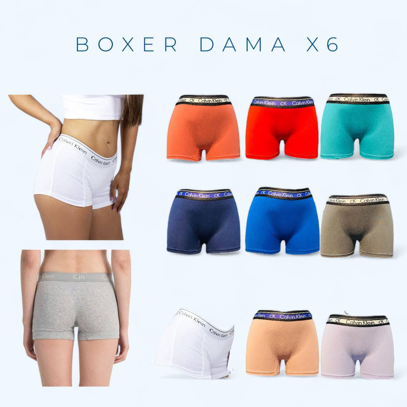 Trios de Ropa Interior para Dama Pack x3🔥3 Tops, 3 Tangas y 3 Boxers con control de abdomen