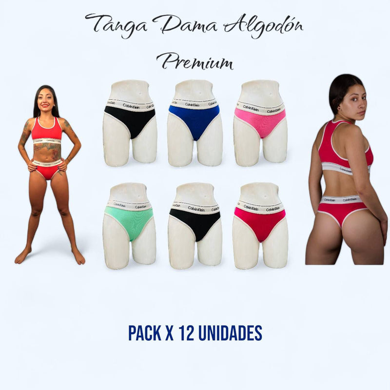 Trios de Ropa Interior para Dama Pack x3🔥3 Tops, 3 Tangas y 3 Boxers con control de abdomen