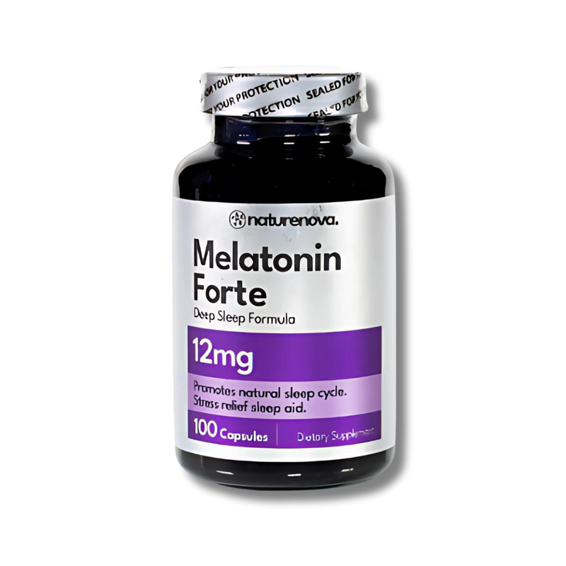 Melatonina Forte 12mg🚨 Suplemento Natural para Dormir x100 capsulas